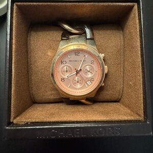 Michael Kors Rose Gold Chronograph Timepiece